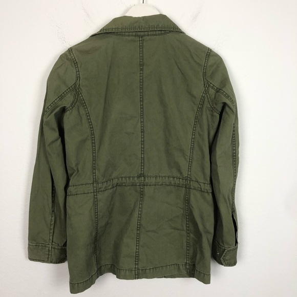 Madewell Fleet army green utility zip front jacket Size XS - Picture 6 of 6